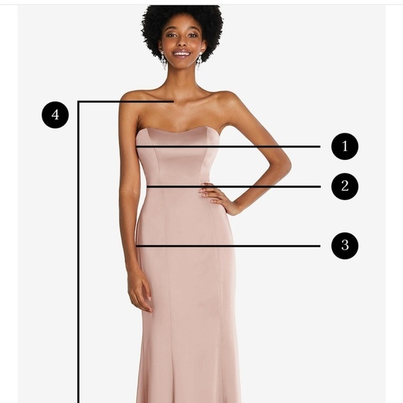 Dessy Collection Thread Sleeveless Draped Faux Wrap Maxi Dress Desert Rose NWOT - Picture 12 of 16